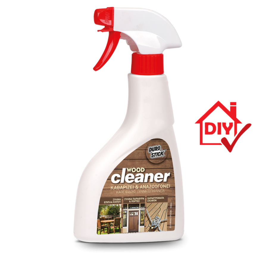 Wood Cleaner ΚΑΘΑΡΙΣΤΙΚΟ ΞΥΛΟΚΑΤΑΣΚΕΥΩΝ ΚΑΙ ΕΠΙΠΛΩΝ ΚΗΠΟΥ 500ml DUROSTICK ΓΟΚΛ02