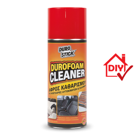 Durofoam Cleaner ΑΦΡΟΣ ΚΑΘΑΡΙΣΜΟΥ ΥΦΑΣΜΑΤΩΝ ΣΕ ΣΠΡΕΙ 400ml DUROSTICK ΝΤΦΟ04