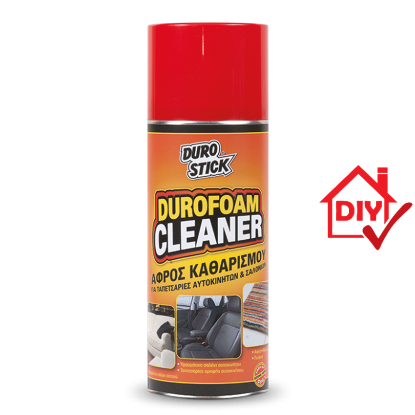 Durofoam Cleaner ΑΦΡΟΣ ΚΑΘΑΡΙΣΜΟΥ ΥΦΑΣΜΑΤΩΝ ΣΕ ΣΠΡΕΙ 400ml DUROSTICK ΝΤΦΟ04 Durofoam Cleaner ΑΦΡΟΣ ΚΑΘΑΡΙΣΜΟΥ ΥΦΑΣΜΑΤΩΝ ΣΕ ΣΠΡΕΙ 400ml DUROSTICK ΝΤΦΟ04