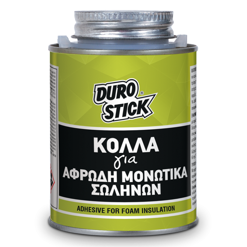 ΚΟΛΛΑ ΓΙΑ ΑΦΡΩΔΗ ΜΟΝΩΤΙΚΑ ΓΙΑ ΣΩΛΗΝΕΣ 200ml DUROSTICK ΚΥΑΜ20 