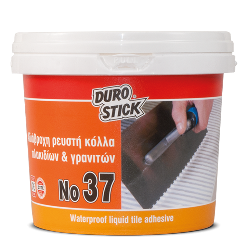 Νο37 ΑΔΙΑΒΡΟΧΗ ΡΕΥΣΤΗ ΚΟΛΛΑ ΠΛΑΚΙΔΙΩΝ DUROSTICK 1Kg ΚΠ3701