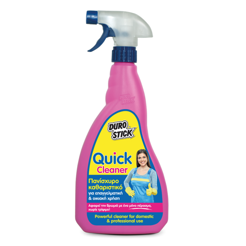 Quick Cleaner ΙΣΧΥΡΟ ΑΡΩΜΑΤΙΚΟ ΥΓΡΟ ΓΕΝΙΚΟΥ ΚΑΘΑΡΙΣΜΟΥ ΑΦΑΙΡΕΙ ΧΩΡΙΣ ΤΡΙΨΙΜΟ ΒΡΩΜΙΑ ΚΑΙ ΚΑΜΕΝΑ ΛΙΠΗ 10Lt DUROSTICK ΝΤΚΛ10