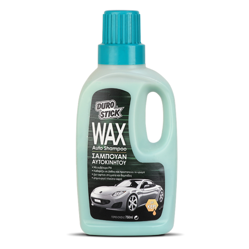 Wax Auto Shampoo ΚΑΘΑΡΙΣΤΙΚΟ ΚΑΙ ΓΥΑΛΙΣΤΙΚΟ ΣΑΜΠΟΥΑΝ ΑΥΤΟΚΙΝΗΤΩΝ ΚΑΙ ΦΟΡΤΗΓΩΝ 750ml DUROSTICK ΝΤΑΣ75