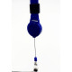 Κονκάρδα - ταμπελάκι συνεδρίου οριζόντιο με καρτελάκι και επεκτεινόμενο κορδόνι χρώμα μπλέ 10cmx6cm Stelan 889572B