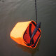 Κουβάς - δοχείο ψαρέματος πτυσσόμενος με δίχτυ 20cmx20cm OEM 069-146