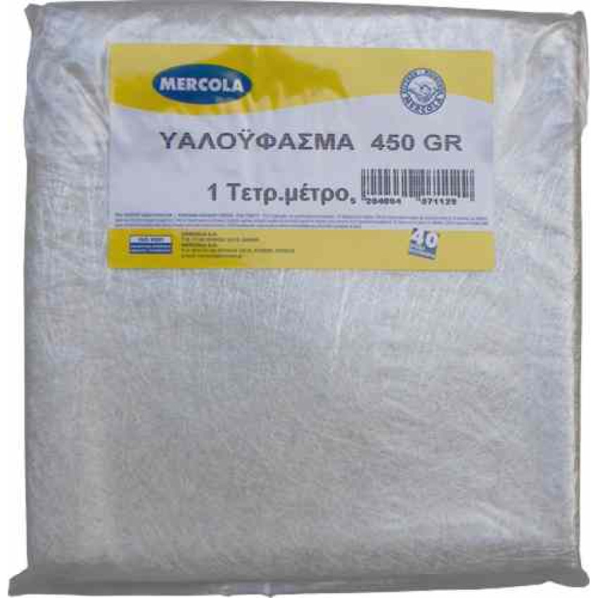 ΥΑΛΟΫΦΑΣΜΑ 450gr ANA ΤΕΤΡΑΓΩΝΙΚΟ ΜΕΤΡΟ MERCOLA 07121 ΥΑΛΟΫΦΑΣΜΑ 450gr ANA ΤΕΤΡΑΓΩΝΙΚΟ ΜΕΤΡΟ MERCOLA 07121