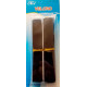 ΤΑΙΝΙΑ ΑΥΤΟΚΟΛΛΗΤΗ ΧΡΙΤΣ - ΧΡΑΤΣ (HOOK & LOOP) VELCRO 2cm x 70cm ΜΑΥΡΗ OEM 136167M