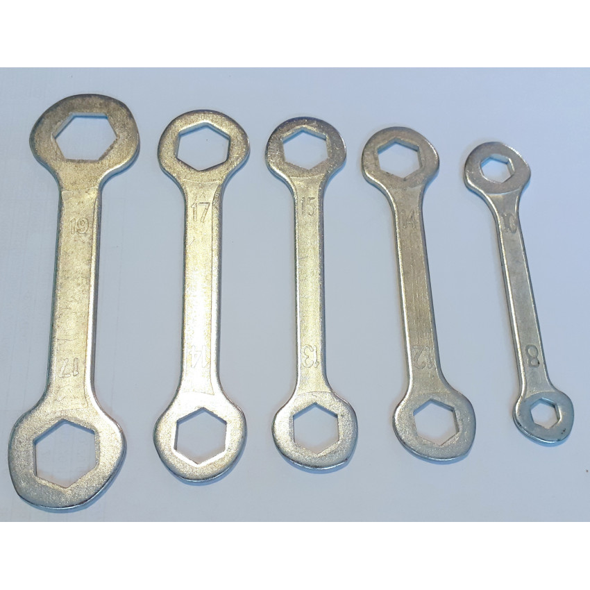 ΣΕΤ ΠΟΛΥΓΩΝΑ ΚΛΕΙΔΙΑ 5τεμ 8-19 SPANNER 1543011