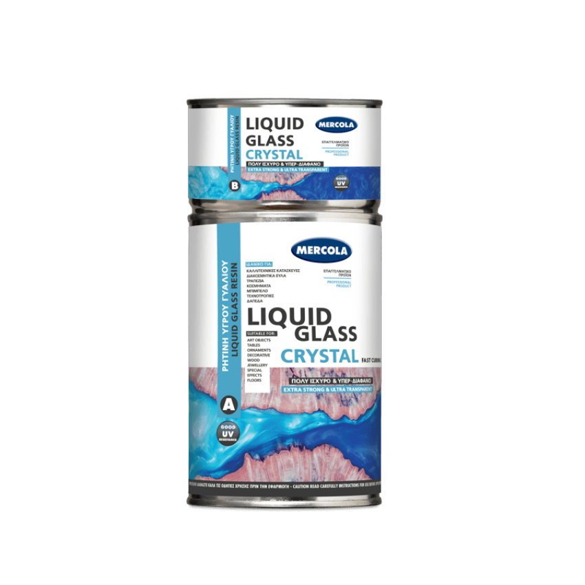 Mercola Liquid Glass Crystal ΡΗΤΙΝΗ ΥΓΡΟΥ ΓΥΑΛΙΟΥ ΜΕ ΜΕΓΑΛΥΤΕΡΗ ΑΝΤΟΧΗ ΣΕ ΗΛΙΑΚΗ ΑΚΤΙΝΟΒΟΛΙΑ UV ΕΠΙΣΤΡΩΣΗΣ ΚΑΙ ΧΥΤΕΥΣΗΣ ΕΩΣ 2Cm 1Kg 1889 Mercola Liquid Glass Crystal ΡΗΤΙΝΗ ΥΓΡΟΥ ΓΥΑΛΙΟΥ ΜΕ ΜΕΓΑΛΥΤΕΡΗ ΑΝΤΟΧΗ ΣΕ ΗΛΙΑΚΗ ΑΚΤΙΝΟΒΟΛΙΑ UV ΕΠΙΣΤΡΩΣΗΣ ΚΑΙ ΧΥΤΕΥΣΗΣ ΕΩΣ 2Cm 1Kg 1889