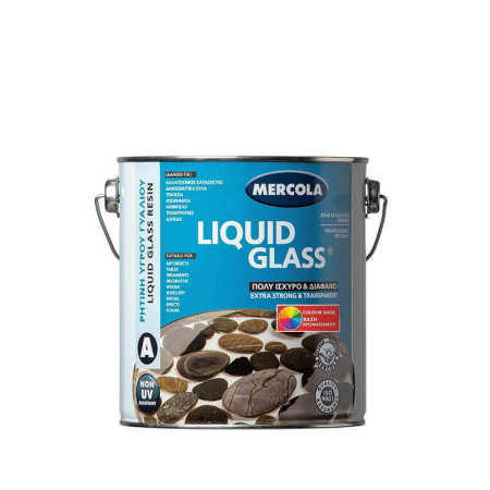 Mercola Liquid Glass Colour Base ΡΗΤΙΝΗ ΥΓΡΟΥ ΓΥΑΛΙΟΥ ΕΠΙΣΤΡΩΣΗΣ ΚΑΙ ΧΥΤΕΥΣΗΣ ΔΙΑΦΑΝΗΣ ΒΑΣΗ ΙΔΑΝΙΚΗ ΓΙΑ ΧΡΩΜΑΤΙΣΜΟ ΕΩΣ 12mm 12kg 1922