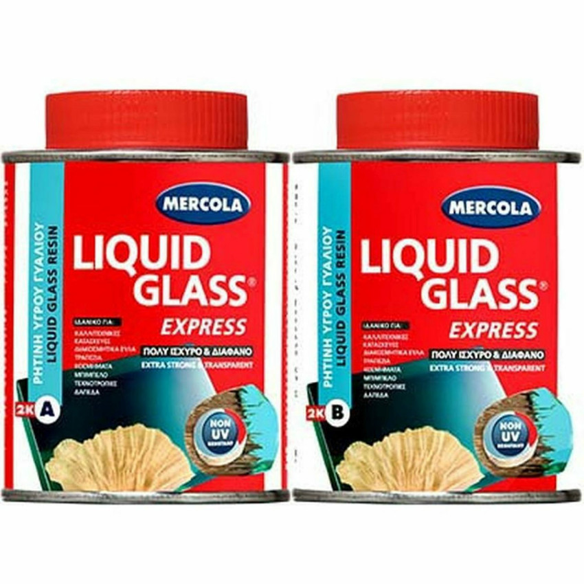 Mercola Liquid Glass Express ΤΑΧΥΣΤΕΓΝΩΤΗ ΠΟΛΥ ΙΣΧΥΡΗ ΚΑΙ ΔΙΑΦΑΝΗ ΡΗΤΙΝΗ ΥΓΡΟΥ ΓΥΑΛΙΟΥ ΤΕΛΙΚΗΣ ΕΠΙΣΤΡΩΣΗΣ ΑΛΛΩΝ ΧΥΤΕΥΣΕΩΝ 285gr 1903