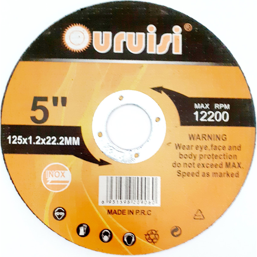 ΔΙΣΚΟΣ ΤΡΟΧΟΥ ΚΟΠΗΣ ΣΙΔΗΡΟΥ INOX 125x22,2x1,2mm OEM 209060 ΔΙΣΚΟΣ ΤΡΟΧΟΥ ΚΟΠΗΣ ΣΙΔΗΡΟΥ INOX 125x22,2x1,2mm OEM 209060