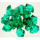 Διακοσμητικές χρωματιστές πέτρες 60gr κατάλληλες για υγρό γυαλί και άλλες κατασκευές χρώμα πράσινο OEM 31470