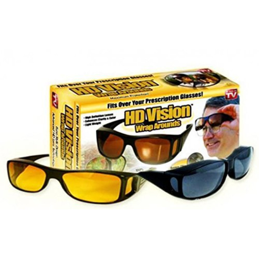 ΓΥΑΛΙΑ ΗΛΙΟΥ ΥΨΗΛΗΣ ΕΥΚΡΙΝΕΙΑΣ HD Vision Wrap Arounds, ΣΕΤ 2 ΤΕΜ ΚΙΤΡΙΝΟ & ΜΑΥΡΟ ΤΖΑΜΙ OEM 24028 ΓΥΑΛΙΑ ΗΛΙΟΥ ΥΨΗΛΗΣ ΕΥΚΡΙΝΕΙΑΣ HD Vision Wrap Arounds, ΣΕΤ 2 ΤΕΜ ΚΙΤΡΙΝΟ & ΜΑΥΡΟ ΤΖΑΜΙ OEM 24028