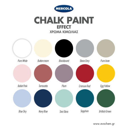 MERCOLA CHALK PAINT ΔΙΑΚΟΣΜΗΤΙΚΟ ΜΑΤ ΧΡΩΜΑ ΚΙΜΩΛΙΑΣ ΓΙΑ ΑΝΑΠΑΛΑΙΩΣΗ ΕΠΙΦΑΝΕΙΩΝ ΧΡΩΜΑ Ballet pink 375ml 3606