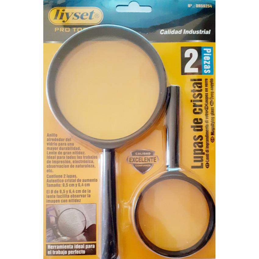 ΣΕΤ 2 ΤΕΜ. ΜΕΓΕΝΘΥΤΙΚΟΣ ΦΑΚΟΣ Φ9,5Cm - Φ6,4Cm Liyset 59254 ΣΕΤ 2 ΤΕΜ. ΜΕΓΕΝΘΥΤΙΚΟΣ ΦΑΚΟΣ Φ9,5Cm - Φ6,4Cm Liyset 59254