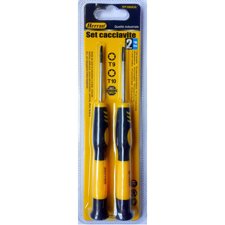 ΣΕΤ ΚΑΤΣΑΒΙΔΙΑ ΗΛΕΚΤΡΟΝΙΚΩΝ 2 ΤΕΜ. TORX T9x50mm, T10x50mm Herran 880628