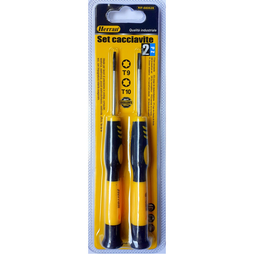 ΣΕΤ ΚΑΤΣΑΒΙΔΙΑ ΗΛΕΚΤΡΟΝΙΚΩΝ 2 ΤΕΜ. TORX T9x50mm, T10x50mm Herran 880628 ΣΕΤ ΚΑΤΣΑΒΙΔΙΑ ΗΛΕΚΤΡΟΝΙΚΩΝ 2 ΤΕΜ. TORX T9x50mm, T10x50mm Herran 880628