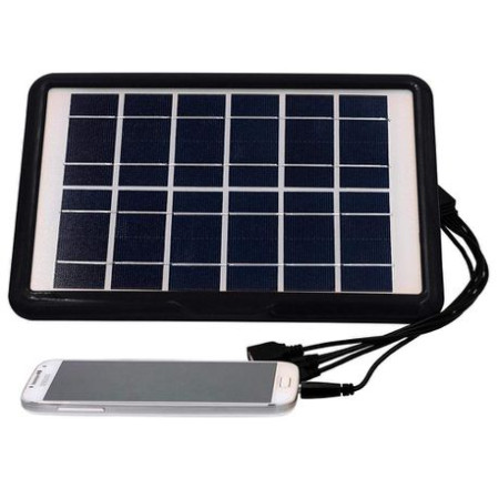 ΗΛΙΑΚΟΣ ΦΟΡΤΙΣΤΗΣ ΚΙΝΗΤΩΝ 3W - 6V - 1,3A SOLAR PANEL OEM GD-100