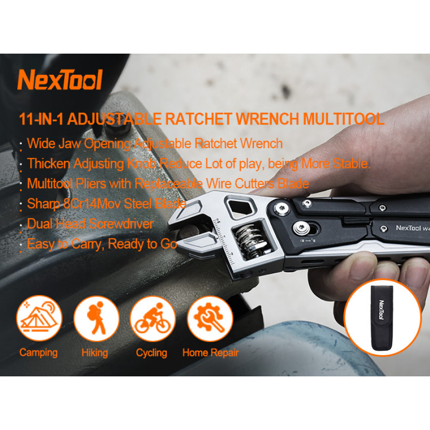 ΠΟΛΥΕΡΓΑΛΕΙΟ ΓΑΛΛΙΚΟ ΚΛΕΙΔΙ ADJUSTABLE WRENCH PLIERS WA NEXTOOL NE20362A
