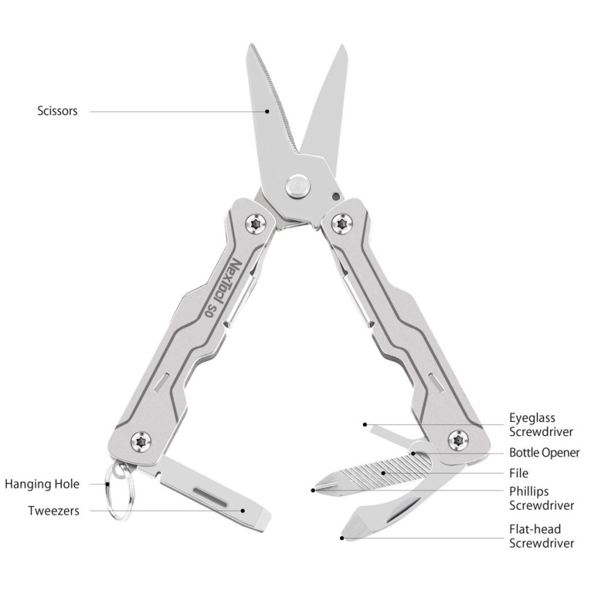 ΠΟΛΥΕΡΓΑΛΕΙΟ MICRO SAILOR SCISSORS SO NEXTOOL NE20417