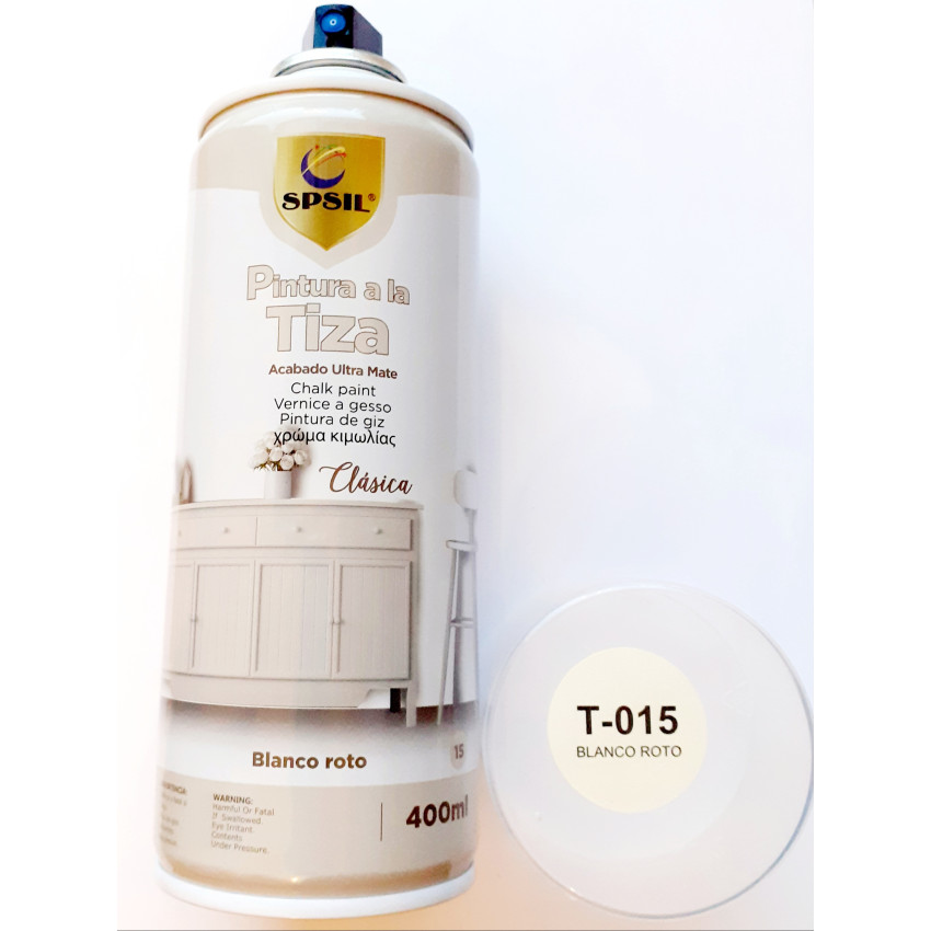 ΣΠΡΕΙ ΚΙΜΩΛΙΑΣ ΑΚΡΥΛΙΚΟ 400ml ΧΡΩΜΑ (BLANCO ROTO - ΣΠΑΣΜΕΝΟ ΛΕΥΚΟ) T-015 ΣΠΡΕΙ ΚΙΜΩΛΙΑΣ ΑΚΡΥΛΙΚΟ 400ml ΧΡΩΜΑ (BLANCO ROTO - ΣΠΑΣΜΕΝΟ ΛΕΥΚΟ) T-015
