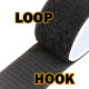 ΤΑΙΝΙΑ ΑΥΤΟΚΟΛΛΗΤΗ HOOK VELCRO 20mmx25m ΜΑΥΡΗ INTERFILF 17363