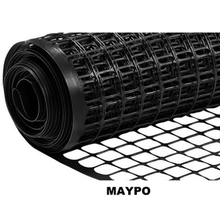 Δίχτυ - πλέγμα μπαλκονιού πλαστικό με ύψος 1,2m χρώμα μαύρο (ΤΙΜΗ ΜΕΤΡΟΥ) 18248