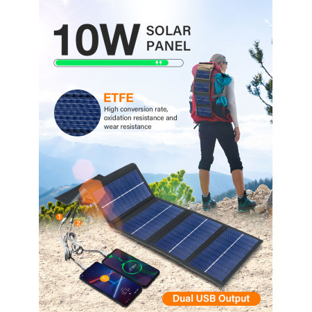 Ηλιακός φορτιστής κινητών 5V -10W SOLAR PANEL OEM JG-10W 201469