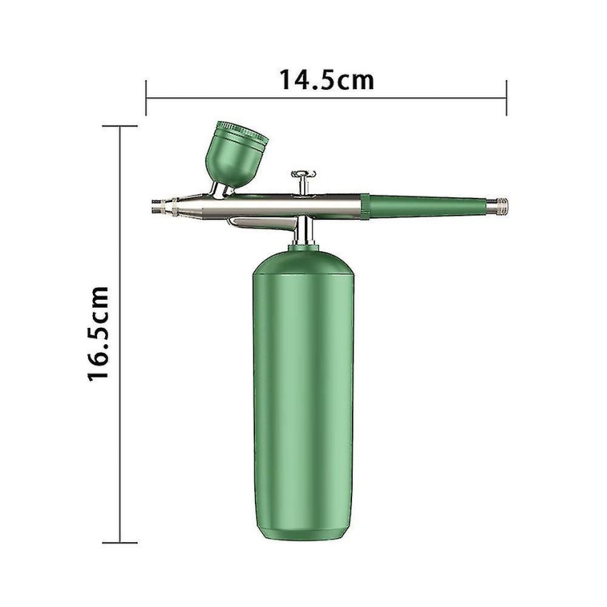 Αερογράφος με Δοχείο 7ml - 20ml και Κομπρεσέρ, μπεκ 0.3mm πίεση 1,45bar μπαταρίας κατάλληλος για μοντελισμό - ζωγραφική - ζαχαροπλαστική Andowl 260057