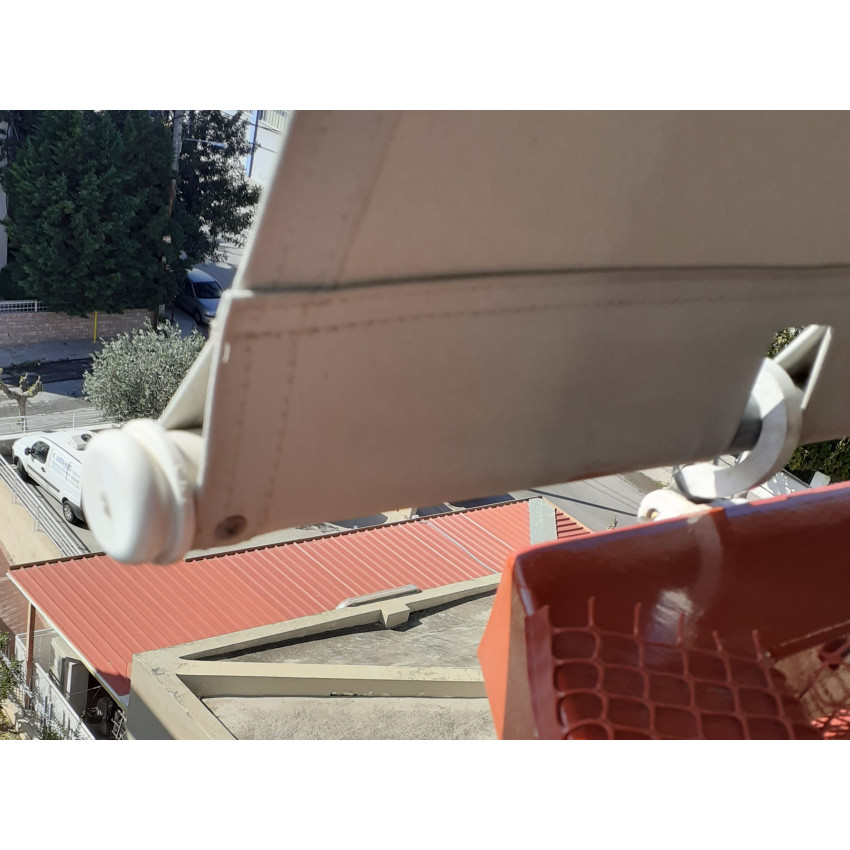 Πέλμα - Τάπα PVC χωνευτή για σωλήνα τέντας χρώμα λευκό με τρύπα Φ33mm x Μήκος 40mm x Πέλμα Φ41mm LASIPLAST LAS465 Πέλμα - Τάπα PVC χωνευτή για σωλήνα τέντας χρώμα λευκό με τρύπα Φ33mm x Μήκος 40mm x Πέλμα Φ41mm LASIPLAST LAS465