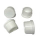 Πέλμα - Τάπα χωνευτή PVC για σωλήνα χρώμα λευκό σετ 4 τεμαχίων με τρύπα Φ25mm x Μήκος 16mm x Πέλμα Φ25mm LASIPLAST LAS478