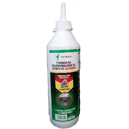 ΚΟΛΛΑ ΠΟΛΥΟΥΡΕΘΑΝΗΣ ΑΔΙΑΒΡΟΧΗ Zwaluw PU-Constructionfix D4 500ml (μελί) 200140Μ