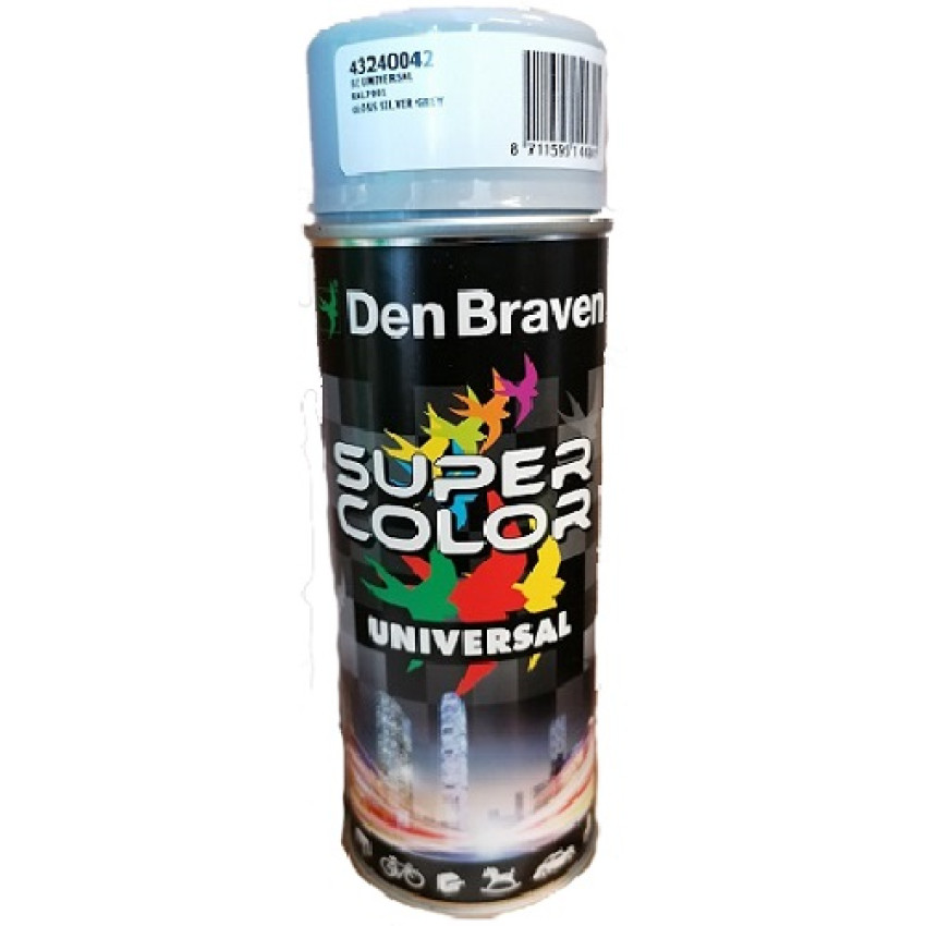 ΣΠΡΕΙ DEN BRAVEN ΓΚΡΙ ΑΣΗΜΙ RAL7001 400ml 43240042 ΣΠΡΕΙ DEN BRAVEN ΓΚΡΙ ΑΣΗΜΙ RAL7001 400ml 43240042