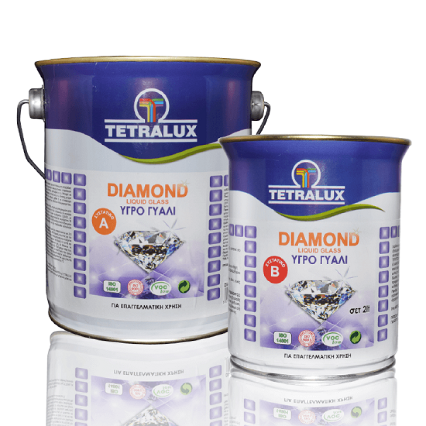 ΥΓΡΟ ΓΥΑΛΙ ΕΠΙΣΤΡΩΣΗΣ ΕΩΣ 5mm TETRALUX DIAMOND LIQUID GLASS 2Lt