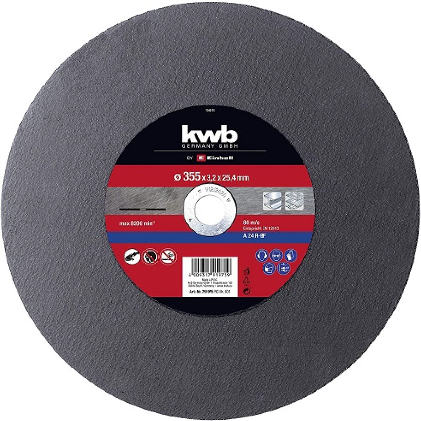 ΔΙΣΚΟΣ ΚΟΠΗΣ ΜΕΤΑΛΛΩΝ 355 x 25.4 x 3.2 mm KWB 49791975 ΔΙΣΚΟΣ ΚΟΠΗΣ ΜΕΤΑΛΛΩΝ 355 x 25.4 x 3.2 mm KWB 49791975