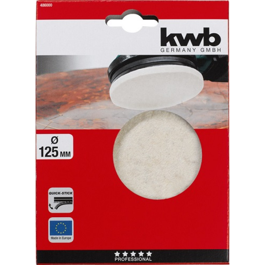 ΔΙΣΚΟΣ ΣΤΙΛΒΩΣΗΣ VELCRO 125mm KWB 48600