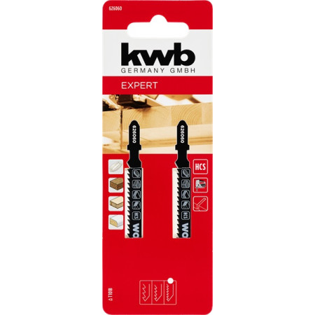 Λάμες σέγας για ξύλο 100mm 2τμχ Kwb 49626060