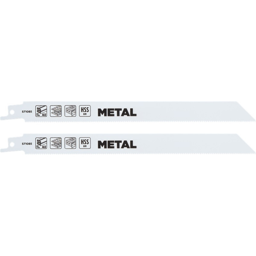Πριονάκια σπαθόσεγας για μέταλλο 229mm 2τμχ Kwb 49571085 Πριονάκια σπαθόσεγας για μέταλλο 229mm 2τμχ Kwb 49571085
