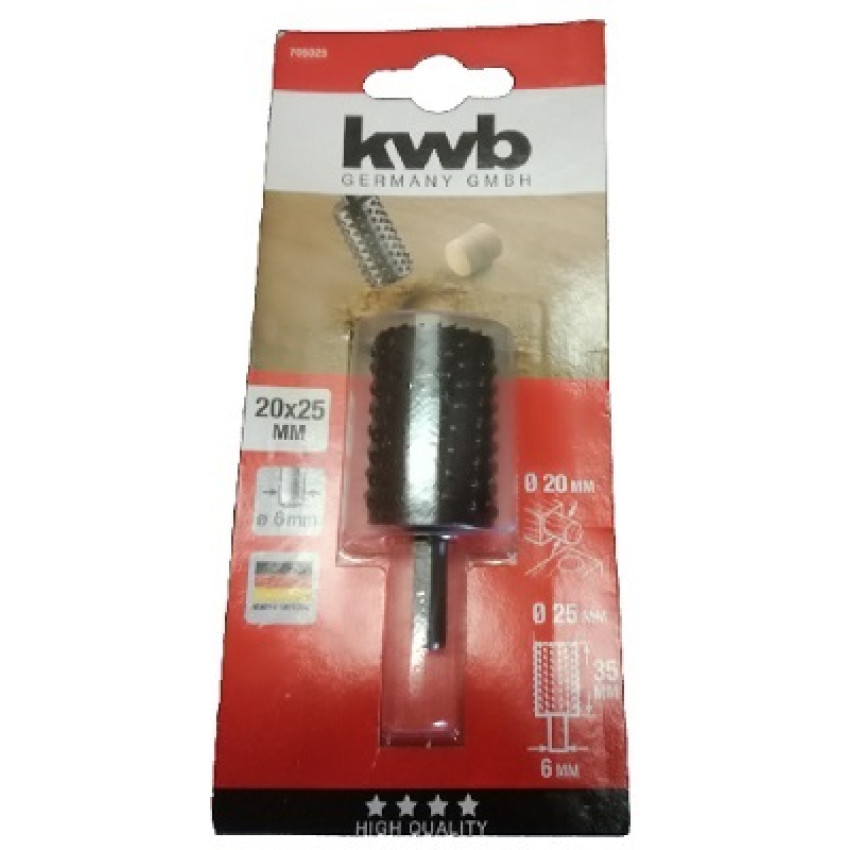 ΡΑΣΠΑ ΞΥΛΟΥ 20 x 25 mm ΓΙΑ ΔΡΑΠΑΝΟ KWB 705025