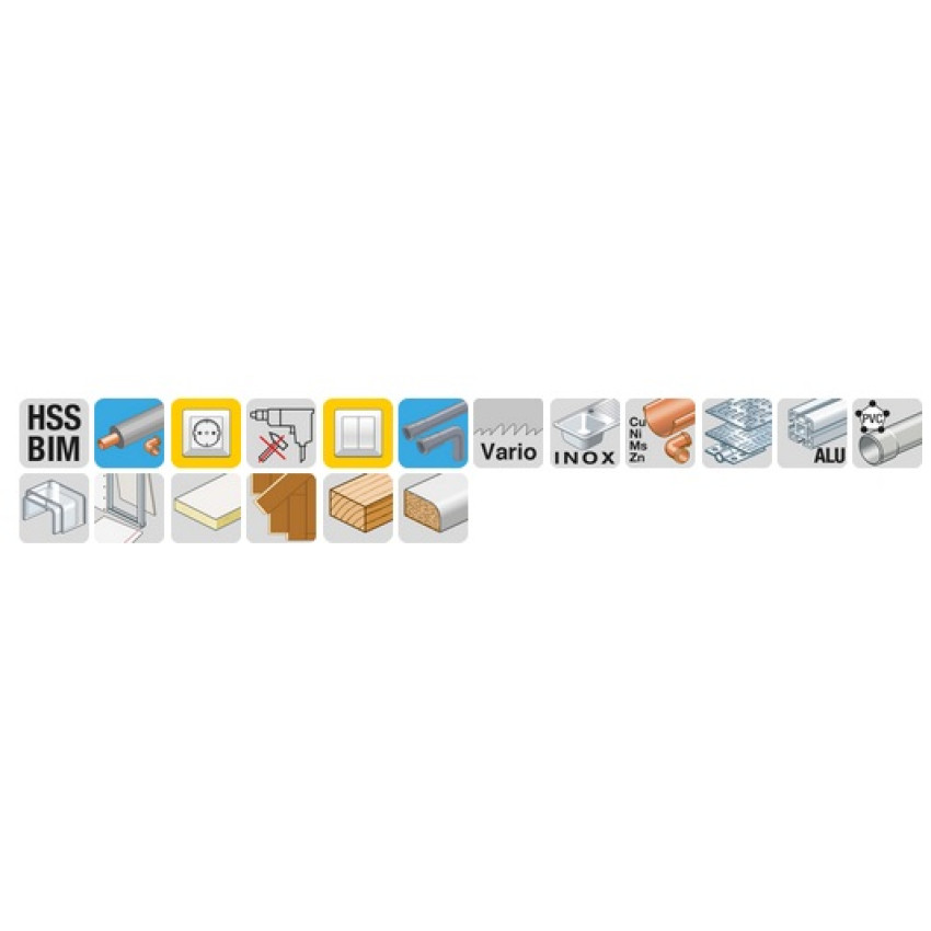 ΣΕΤ ΠΟΤΗΡΟΤΡΥΠΑΝΑ ΜΕΤΑΛΛΟΥ INOX 8+1ΤΕΜ 20-68mm KWB 598220 ΣΕΤ ΠΟΤΗΡΟΤΡΥΠΑΝΑ ΜΕΤΑΛΛΟΥ INOX 8+1ΤΕΜ 20-68mm KWB 598220
