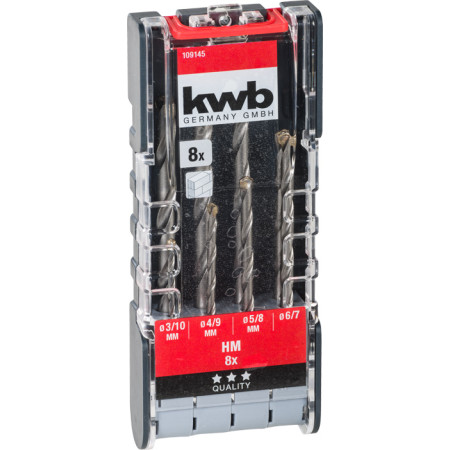 Σετ τρυπάνια διαμαντέ πέτρας μπετού 8τεμ Kwb 49109145