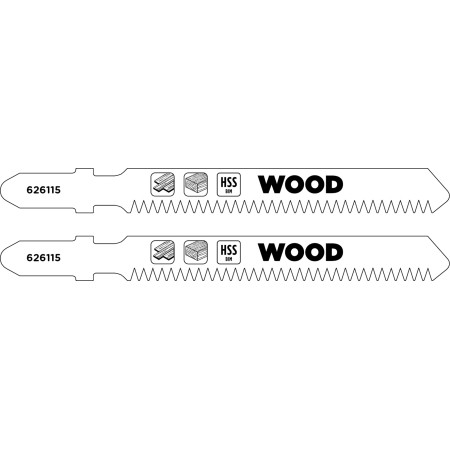 Λάμες σέγας για laminate 83mm 2τμχ Kwb 49626115