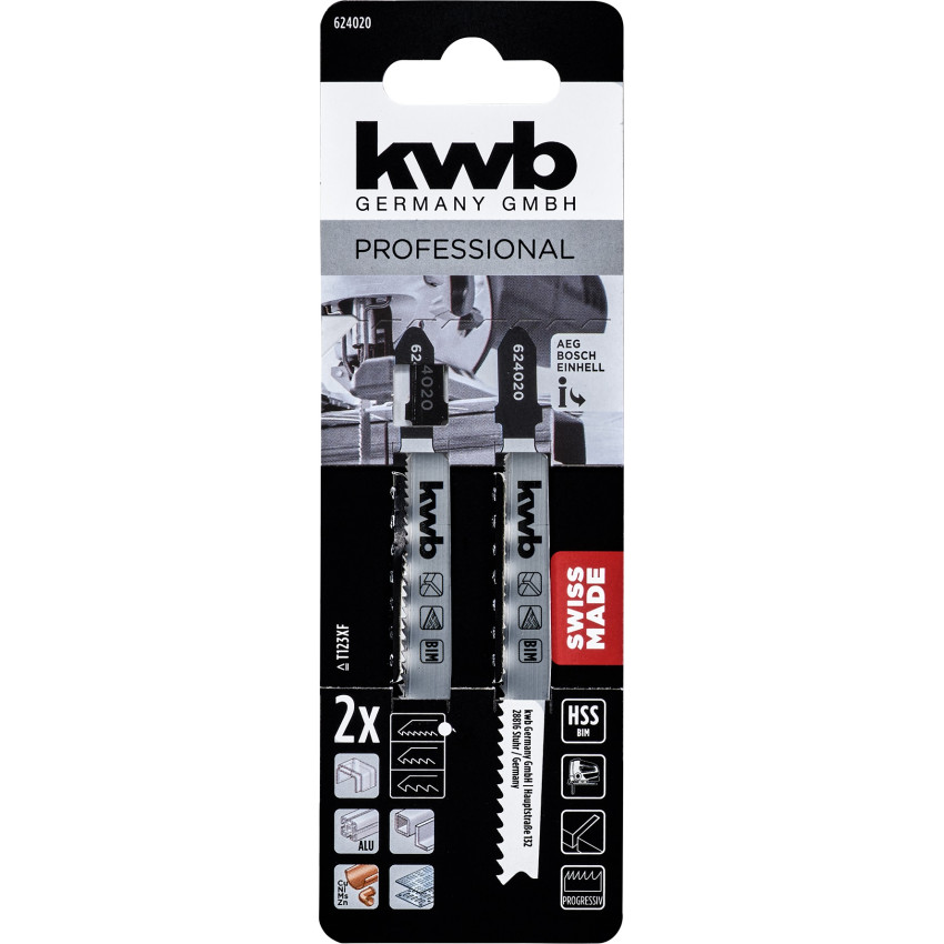 Λάμες σέγας για μέταλλο 100mm 2τμχ Kwb 49624020 Λάμες σέγας για μέταλλο 100mm 2τμχ Kwb 49624020