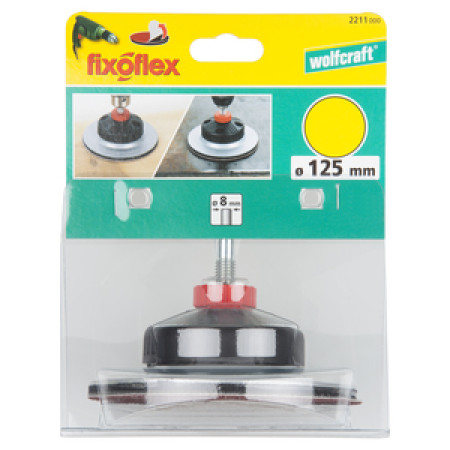 ΔΙΣΚΟΣ FIXOFLEX Φ125mm ΣΤΕΛΕΧΟΣ 8mm  WOLFCRAFT 2211000