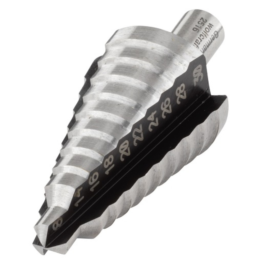 ΤΡΥΠΑΝΙ ΔΙΑΒΑΘΜΙΣΗΣ HSS 8-30mm ΜΗΚΟΣ ΕΡΓ. 52.5mm, ΣΤΕΛ. 10mm WOLFCRAFT 2516000 ΤΡΥΠΑΝΙ ΔΙΑΒΑΘΜΙΣΗΣ HSS 8-30mm ΜΗΚΟΣ ΕΡΓ. 52.5mm, ΣΤΕΛ. 10mm WOLFCRAFT 2516000