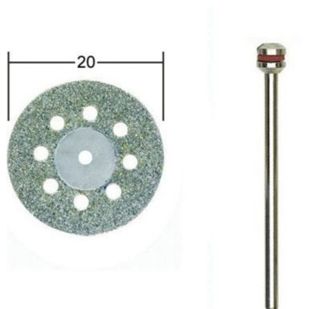 ΔΙΑΜΑΝΤΟΔΙΣΚΟΣ ΜΟΝΤΕΛΙΣΜΟΥ 20mm + ΣΤΕΛΕΧΟΣ PROXXON 2884470