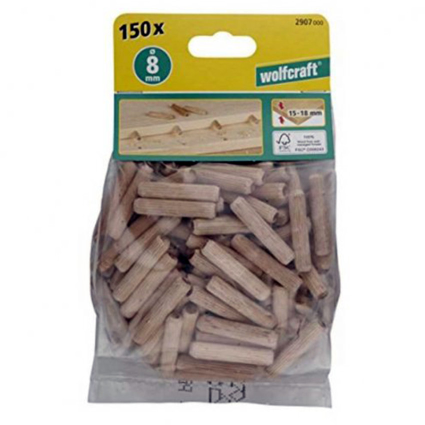 ΚΑΒΙΛΙΕΣ 8Χ40MM 150 TEM WOLFCRAFT 2907000 ΚΑΒΙΛΙΕΣ 8Χ40MM 150 TEM WOLFCRAFT 2907000