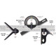 Αλφάδι ρυθμιζόμενο γωνιακό 300mm OEM 3236750