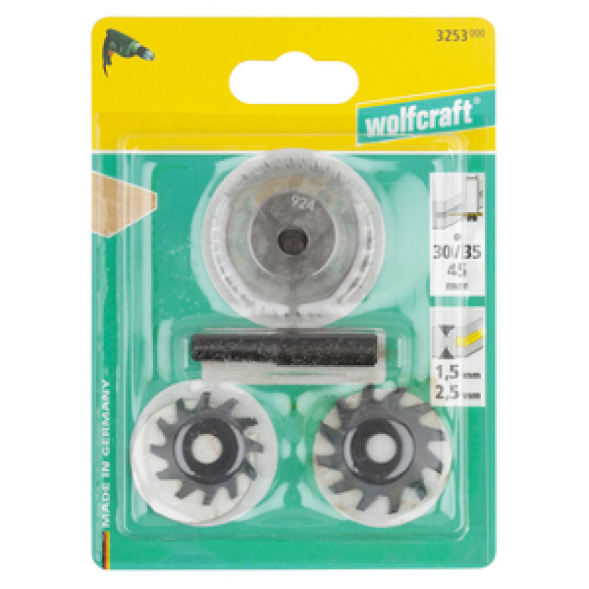 ΣΕΤ ΦΡΕΖΟΚΕΦΑΛΕΣ - ΠΡΙΟΝΙ ΕΓΚΟΠΗΣ 4ΤΕΜ WOLFCRAFT 3253000 ΣΕΤ ΦΡΕΖΟΚΕΦΑΛΕΣ - ΠΡΙΟΝΙ ΕΓΚΟΠΗΣ 4ΤΕΜ WOLFCRAFT 3253000
